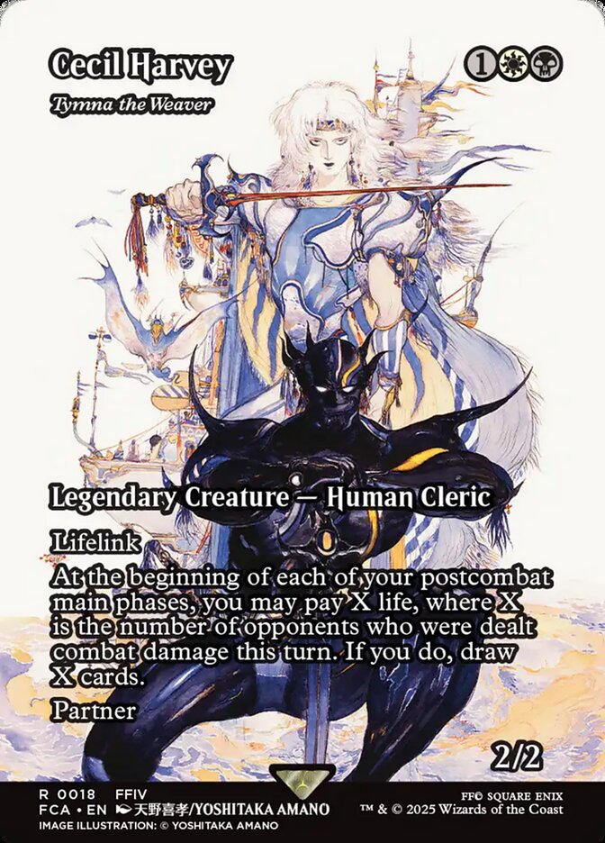 Tymna the Weaver, Final fantasy: through the ages Card Art