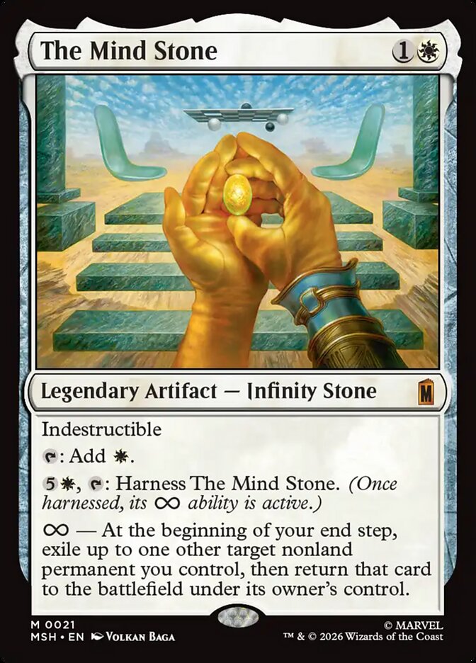 The Mind Stone, Marvel Super Heroes Card Art