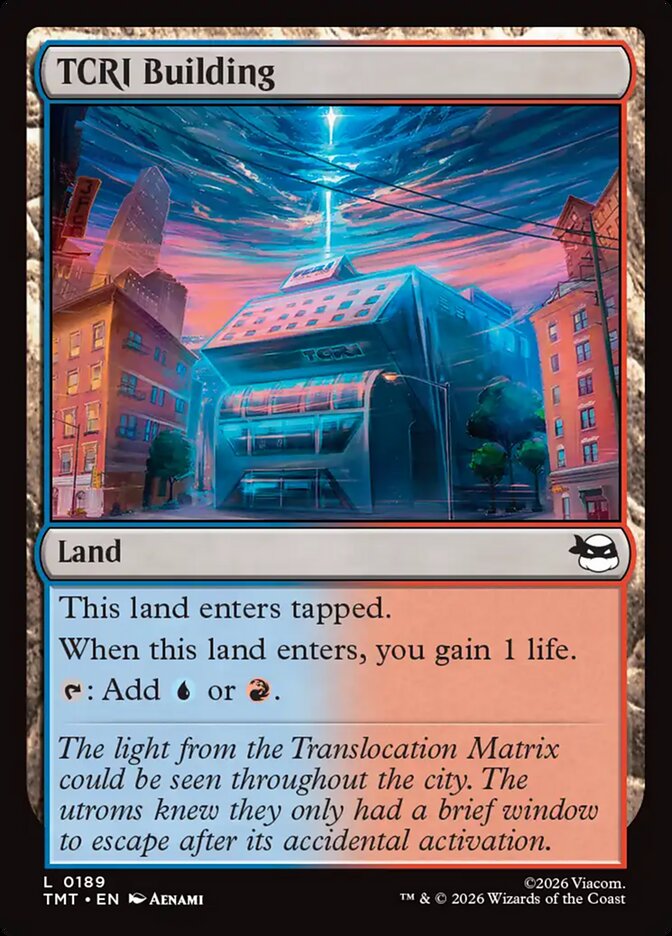 TCRI Building, Teenage Mutant Ninja Turtles Card Art