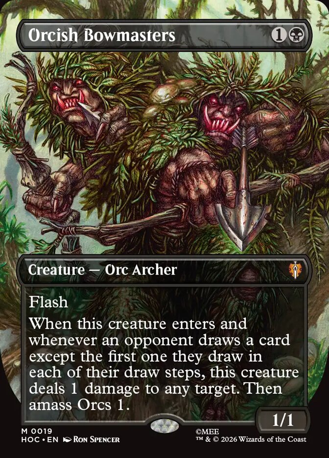 Orcish Bowmasters, The Hobbit Eternal Card Art