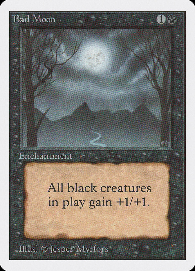 Bad Moon, Unlimited edition Card Art