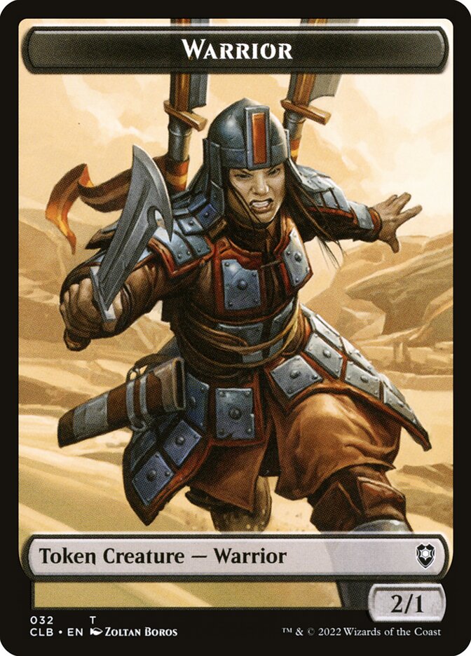 Warrior, Battle For Baldur'S Gate Tokens Card Art