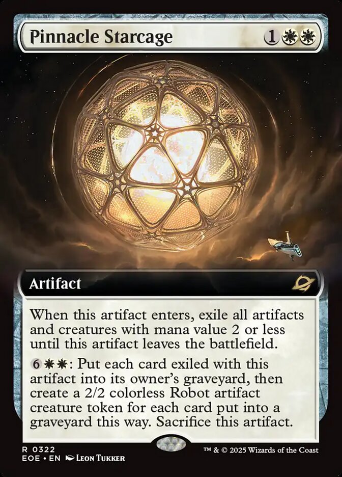 Pinnacle Starcage, Edge Of Eternities Card Art