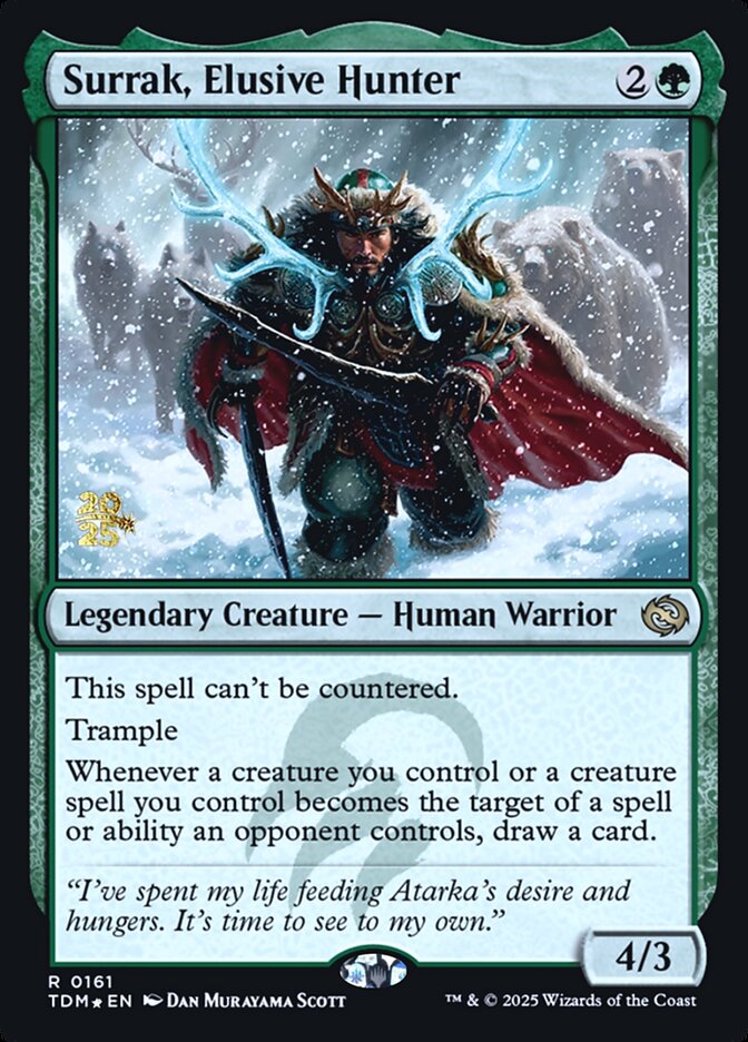 Surrak, Elusive Hunter, Tarkir: dragonstorm promos Card Art
