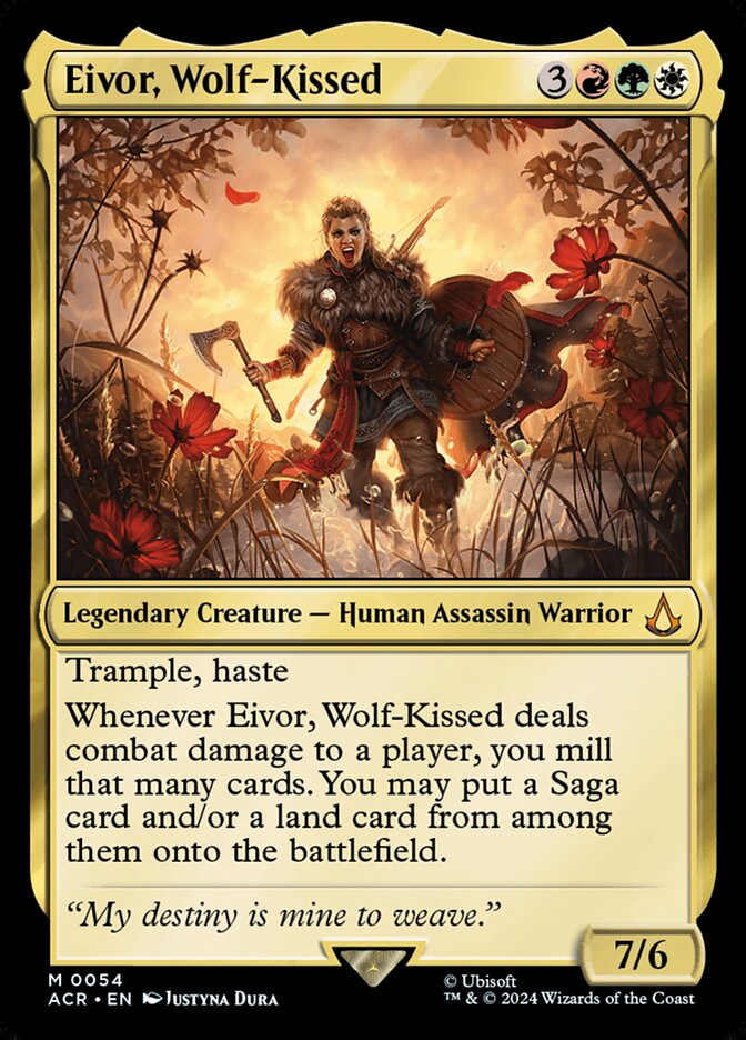 Eivor, Wolf-Kissed, Assassin'S Creed Card Art