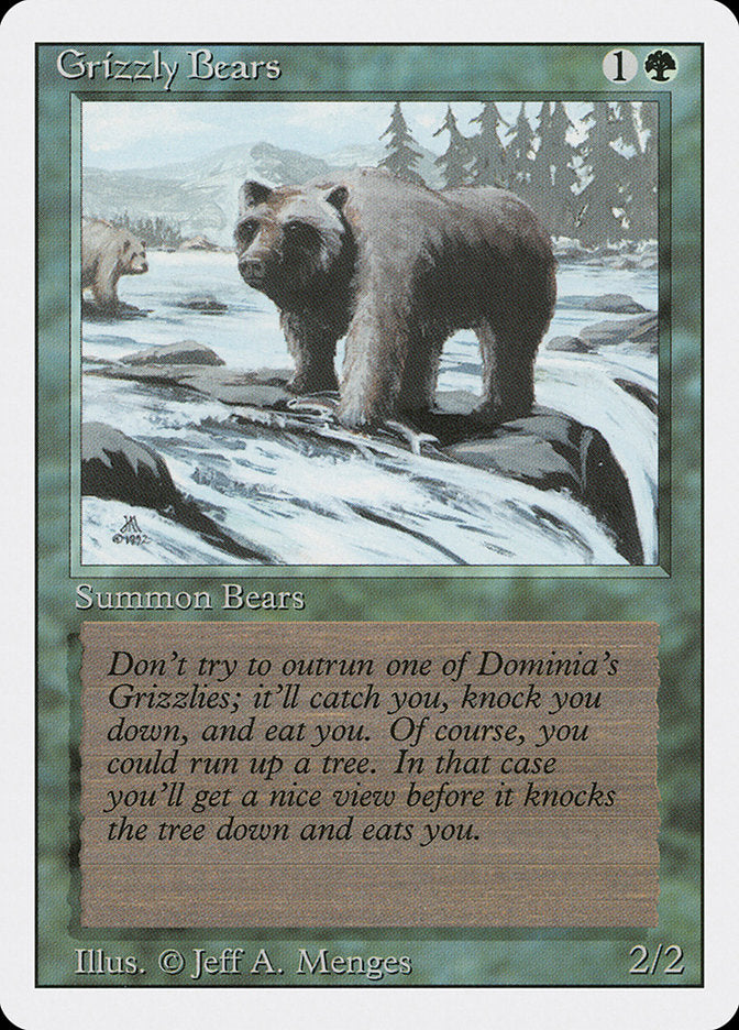 Grizzly Bears, Revised edition Card Art