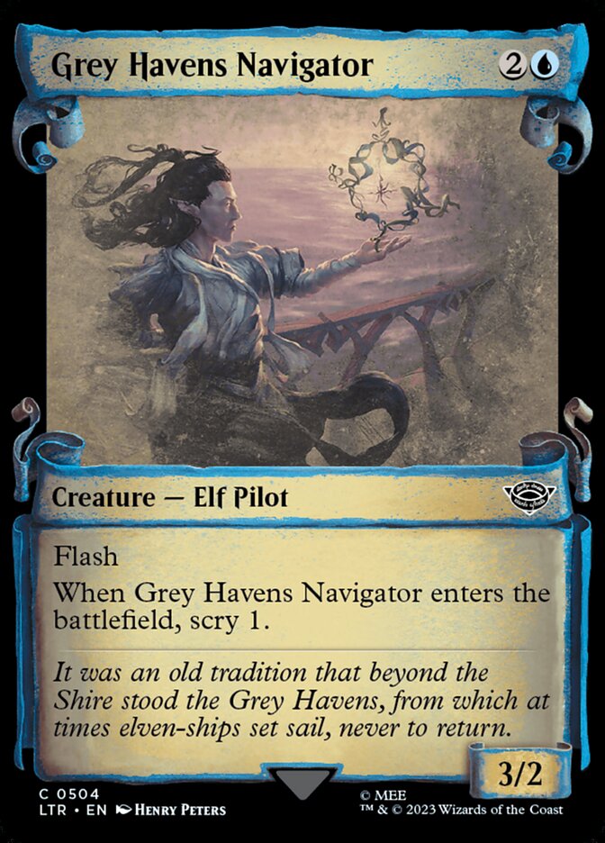 Grey Havens Navigator, The lord of the rings: tales of middle-earth Card Art