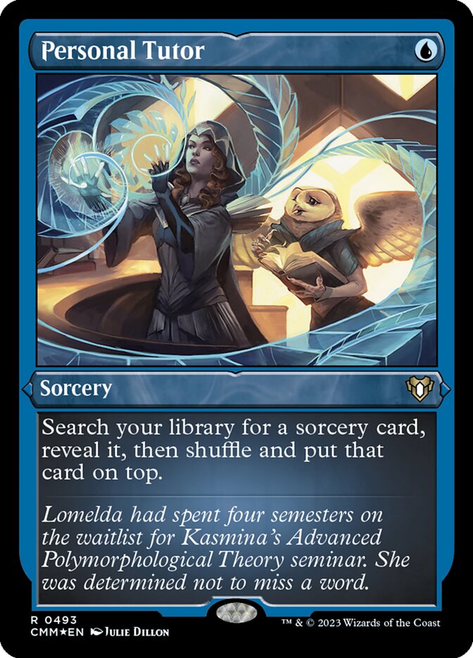 Personal Tutor, Commander Masters Card Art
