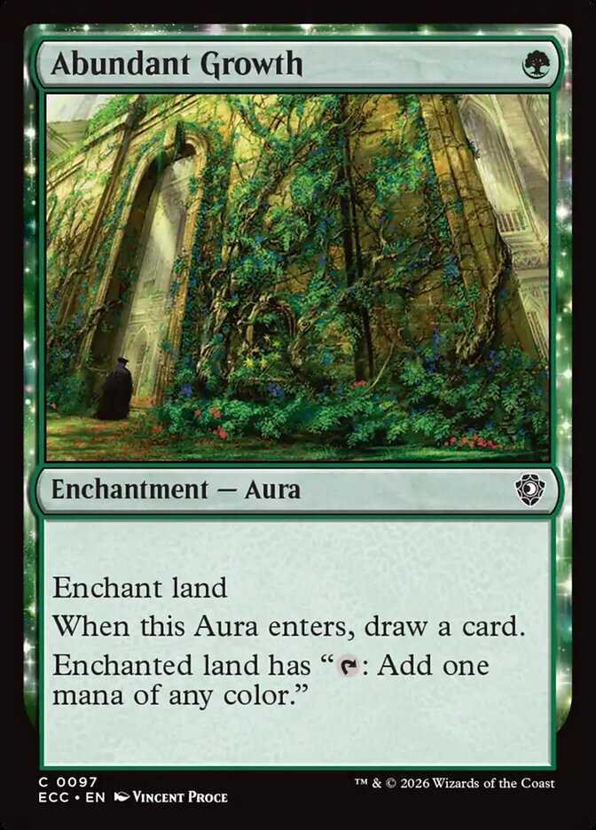 Abundant Growth, Lorwyn Eclipsed Commander Card Art
