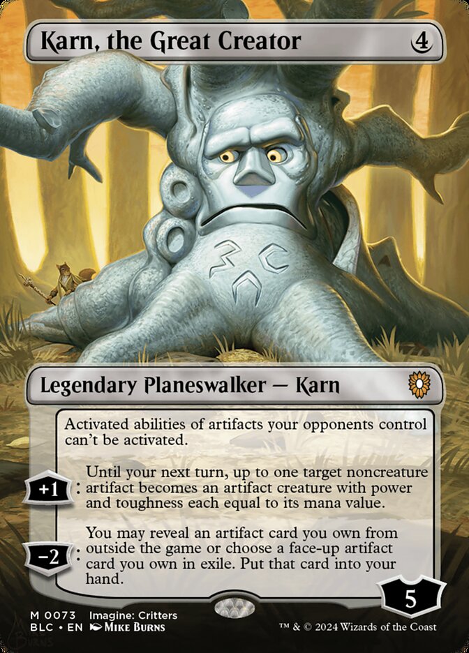 Karn, the Great Creator, Bloomburrow commander Card Art