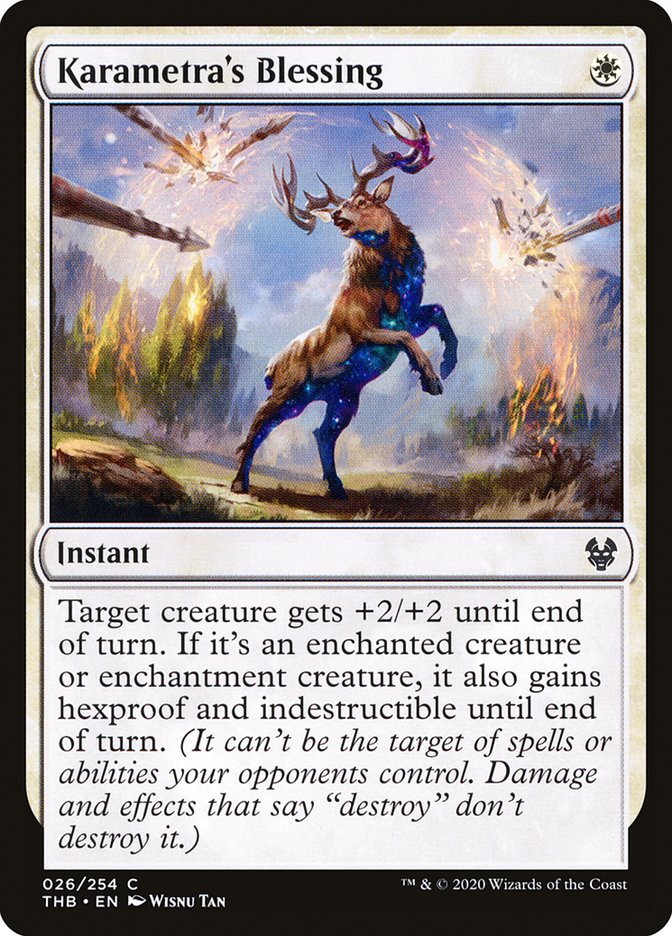 Karametra's Blessing, Theros beyond death Card Art