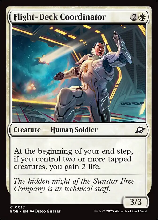 Flight-Deck Coordinator, Edge Of Eternities Card Art