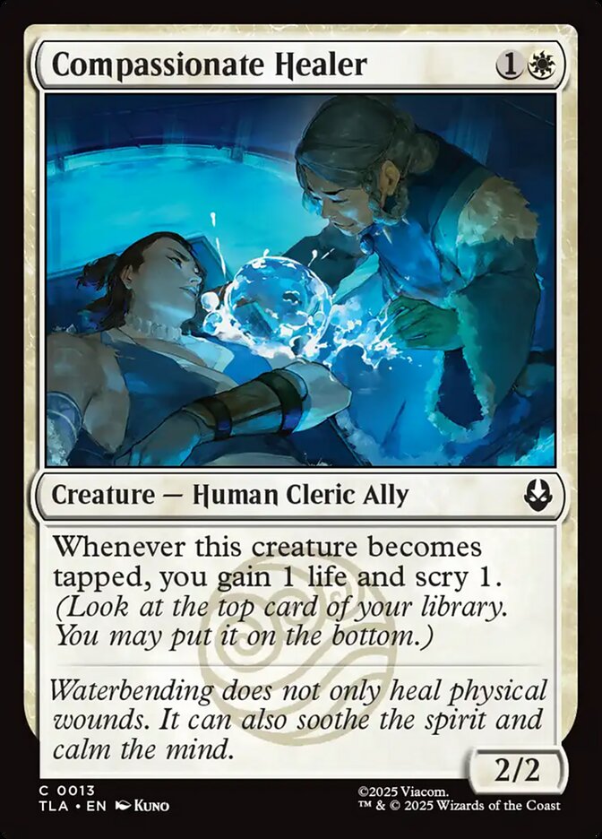 Compassionate Healer, Avatar: The Last Airbender Card Art