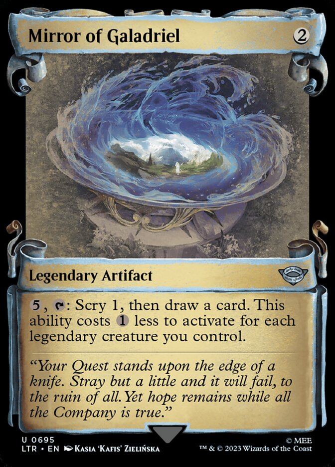 Mirror of Galadriel, The lord of the rings: tales of middle-earth Card Art