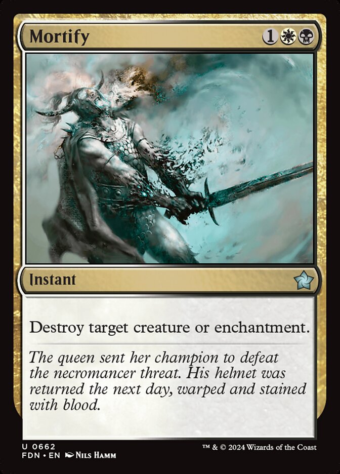 Mortify, Foundations Card Art