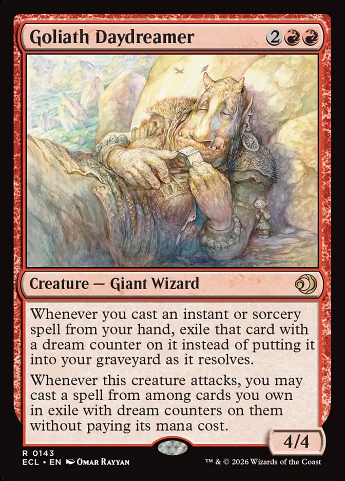 Goliath Daydreamer, Lorwyn Eclipsed Card Art