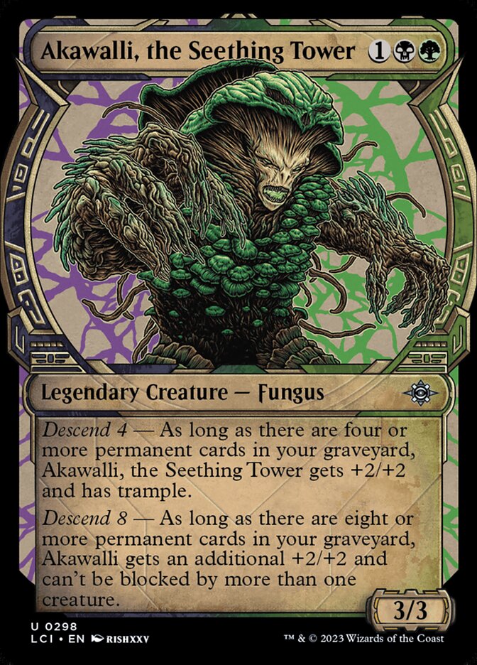 Akawalli, the Seething Tower, The lost caverns of ixalan Card Art