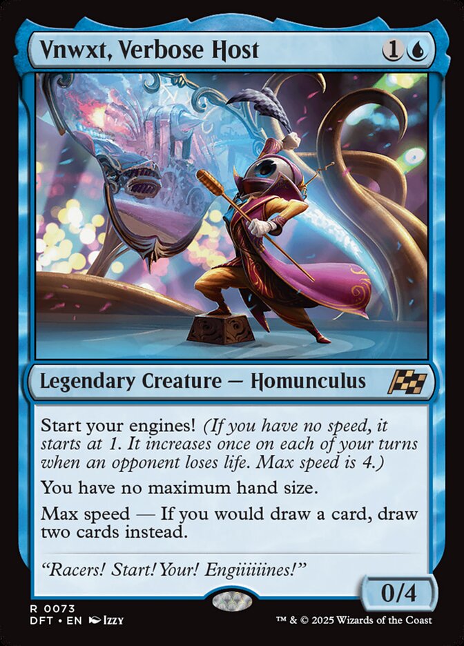 Vnwxt, Verbose Host, Aetherdrift Card Art