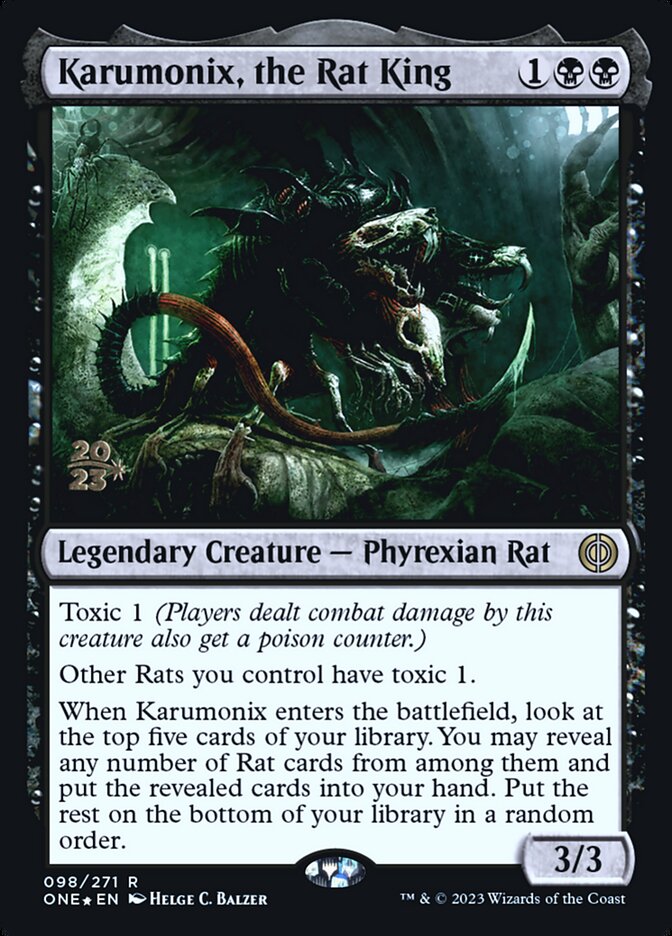 Karumonix, the Rat King, Phyrexia: All Will Be One Promos Card Art