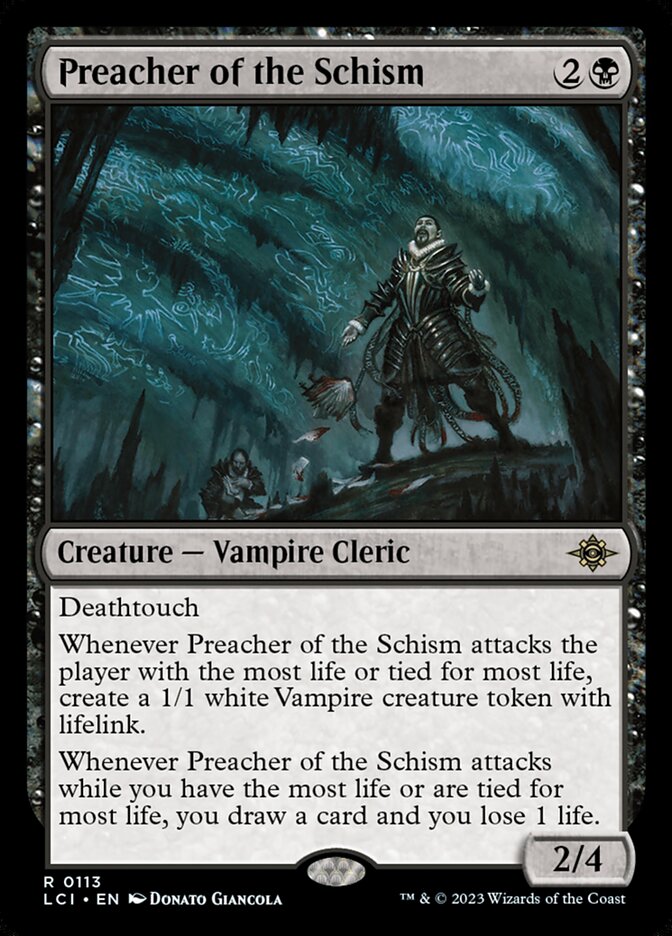 Preacher of the Schism, The lost caverns of ixalan Card Art