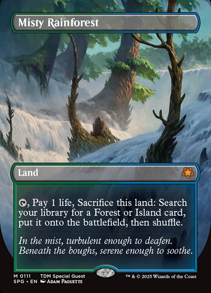 Misty Rainforest, Special guests Card Art