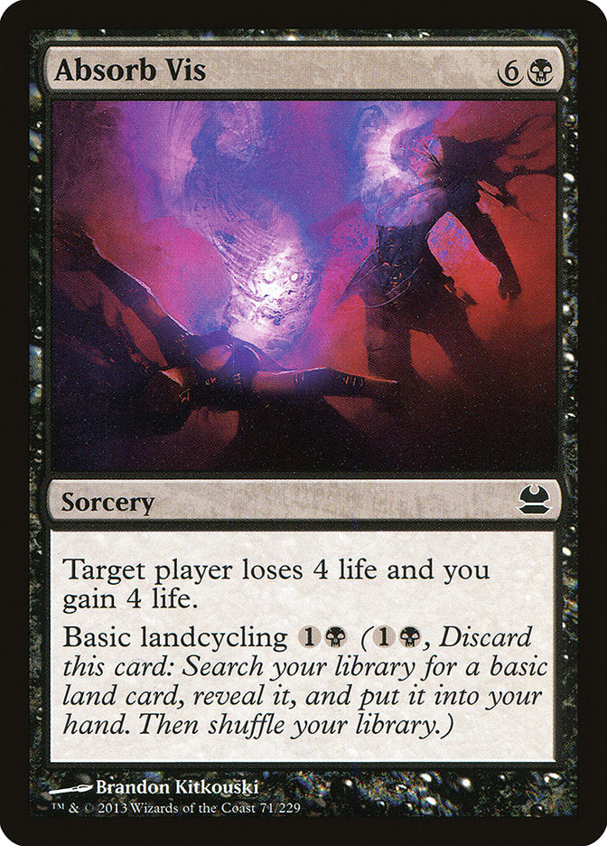 Absorb Vis, Modern masters Card Art