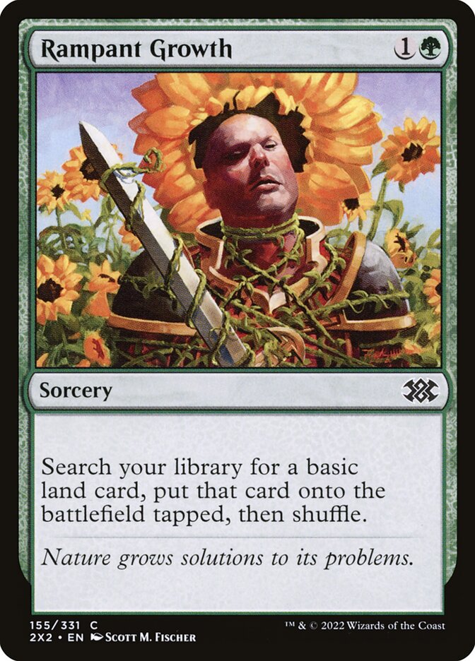 Rampant Growth, Double Masters 2022 Card Art