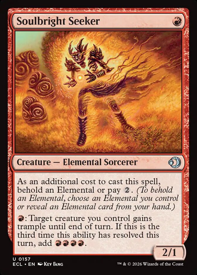 Soulbright Seeker, Lorwyn Eclipsed Card Art