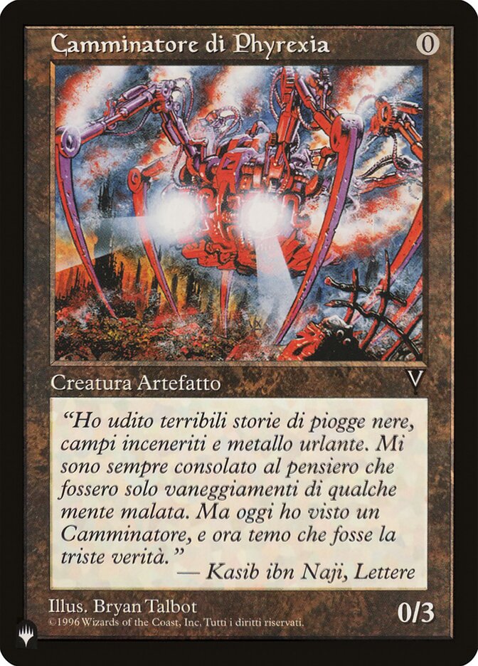 Phyrexian Walker, The List Card Art