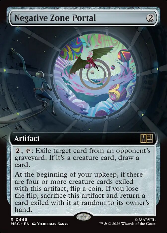 Negative Zone Portal, Marvel Super Heroes Commander Card Art