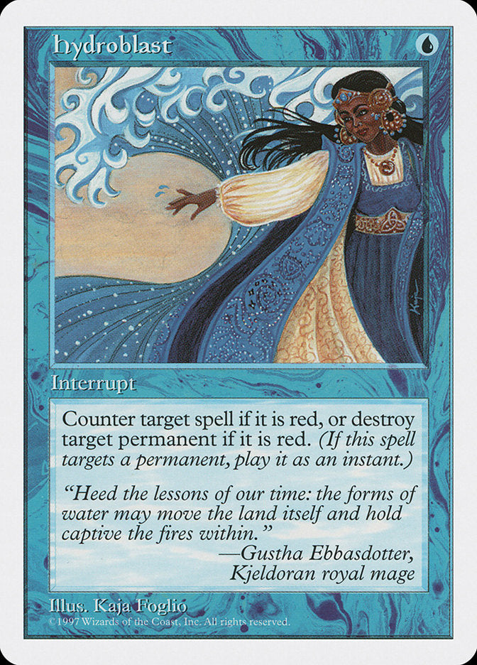 Hydroblast, Fifth edition Card Art