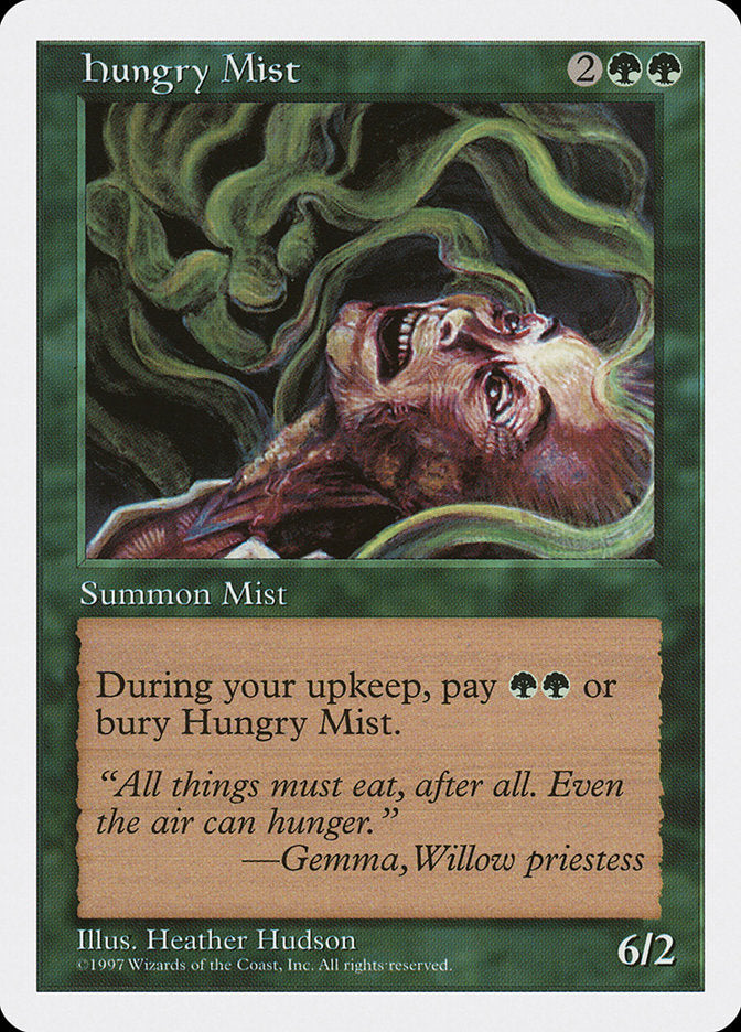 Hungry Mist, Fifth edition Card Art
