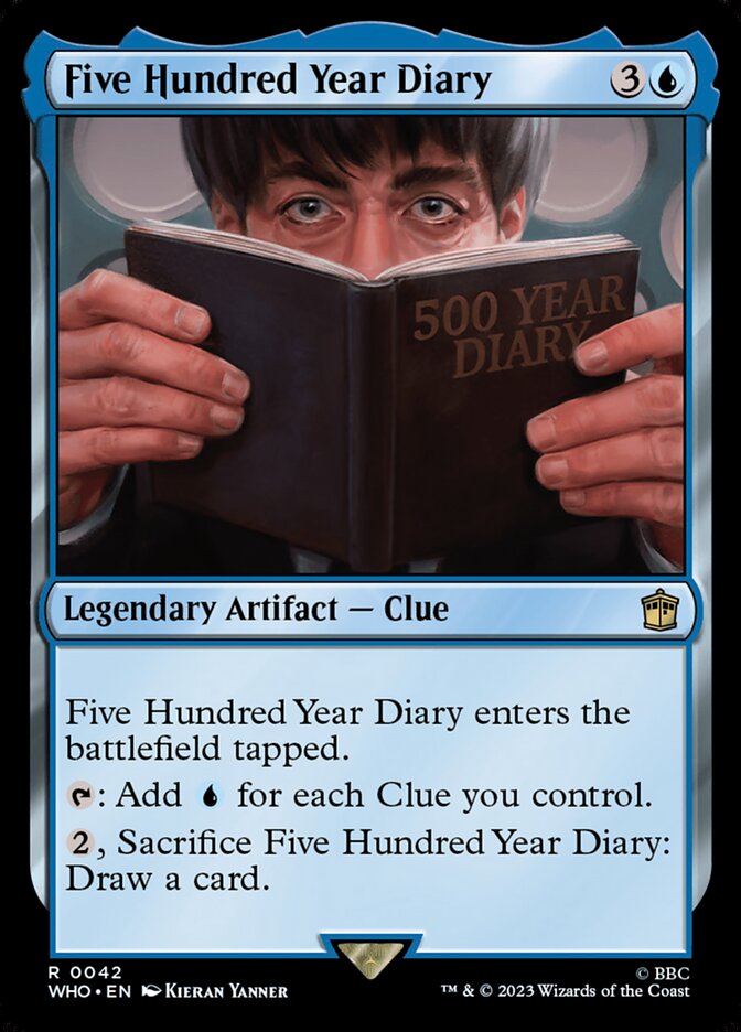 Five Hundred Year Diary, Doctor who Card Art