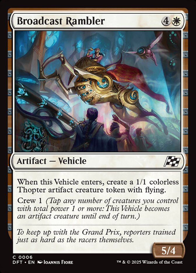 Broadcast Rambler, Aetherdrift Card Art