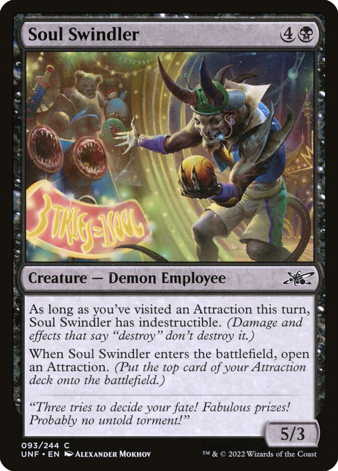 Soul Swindler, Unfinity Card Art