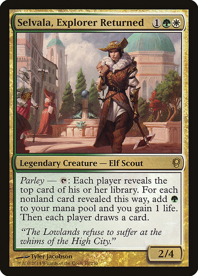 Selvala, Explorer Returned, Conspiracy Card Art