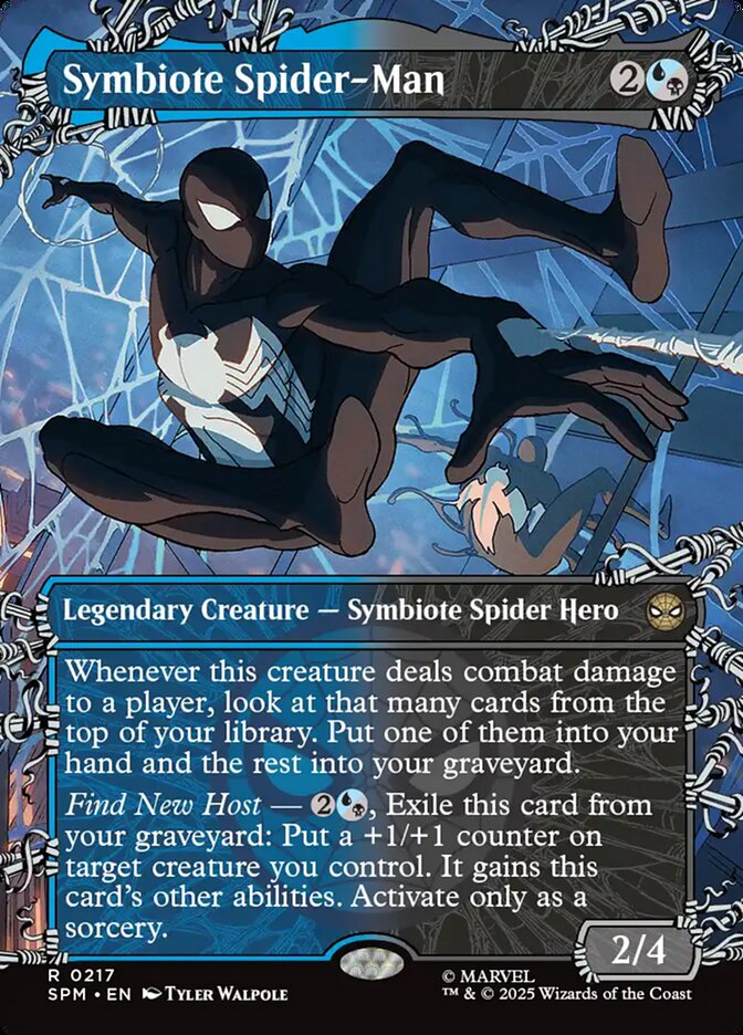 Symbiote Spider-Man, Marvel'S Spider-Man Card Art