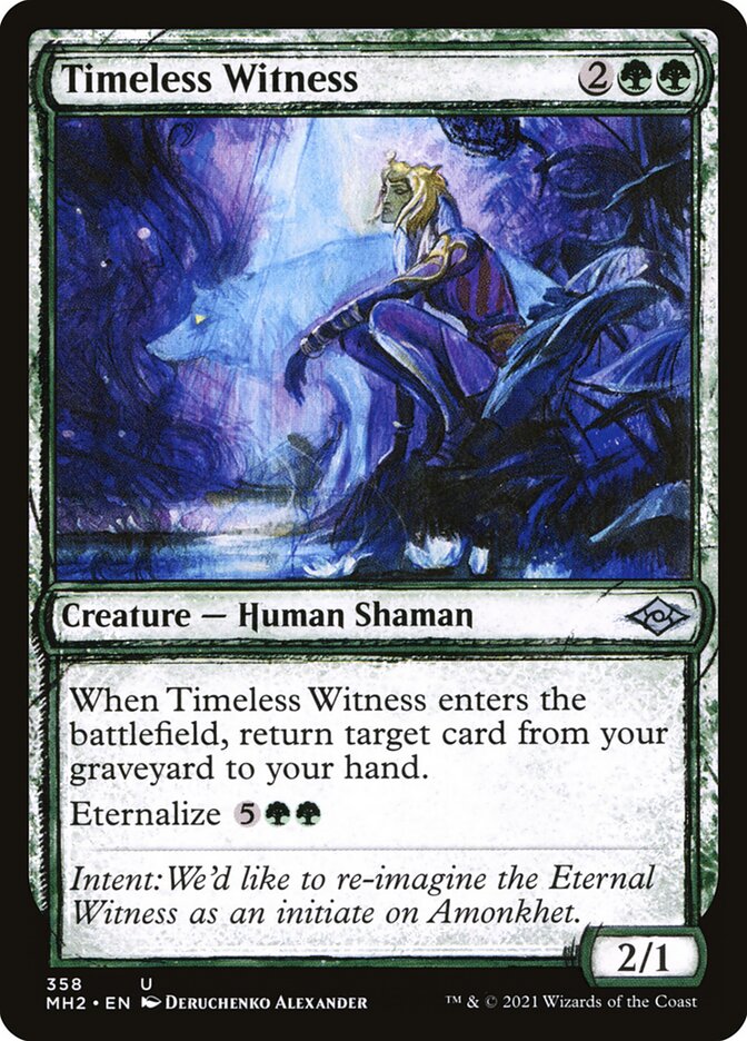 Timeless Witness, Modern horizons 2 Card Art