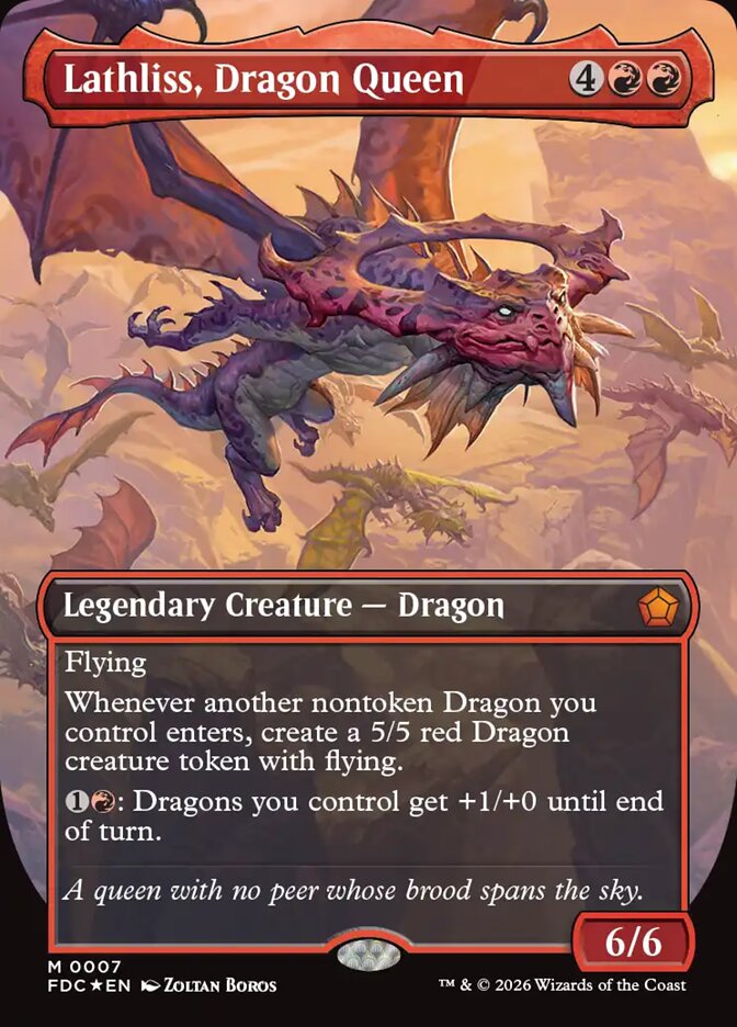 Lathliss, Dragon Queen, Foundations Commander Card Art