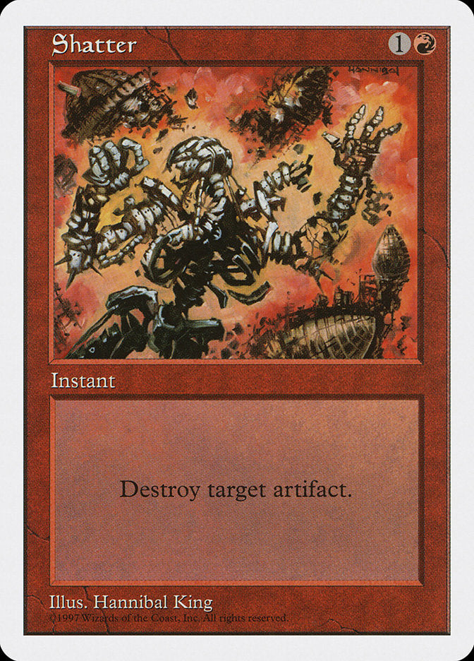 Shatter, Fifth edition Card Art