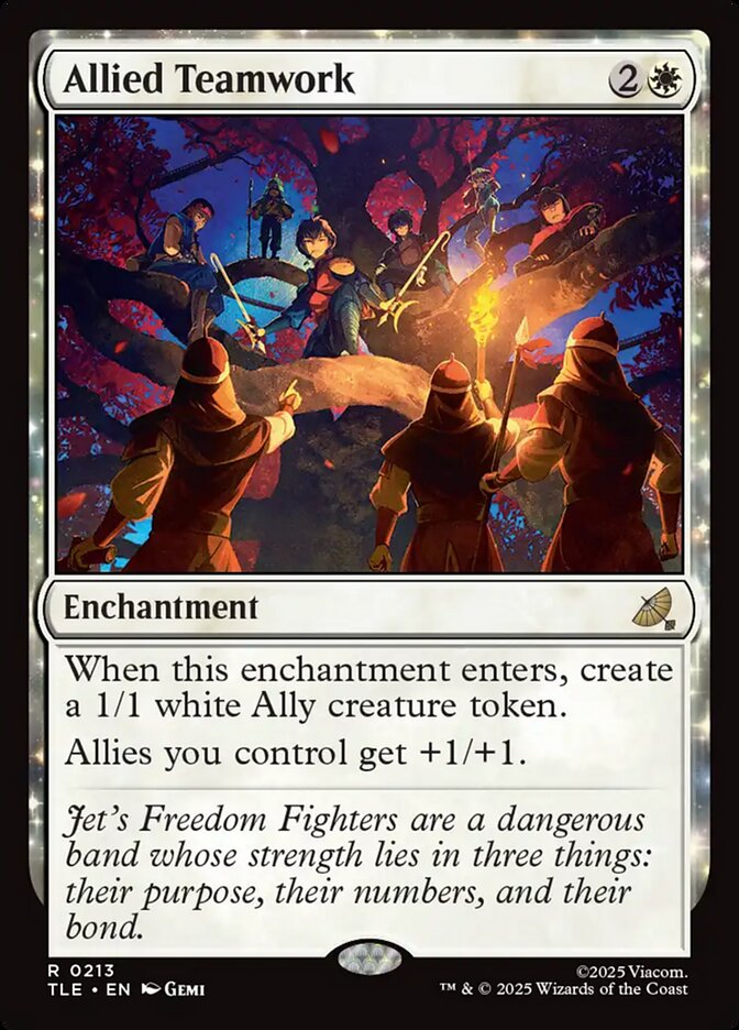 Allied Teamwork, Avatar: The Last Airbender Eternal Card Art
