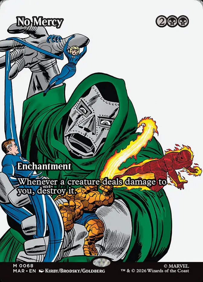 No Mercy, Marvel Universe Card Art