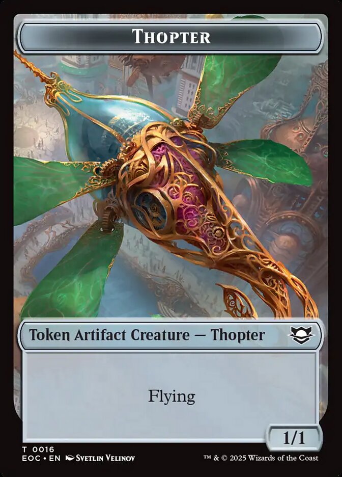 Thopter, Edge Of Eternities Commander Tokens Card Art