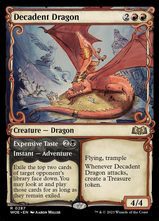 Decadent Dragon // Expensive Taste - Foil