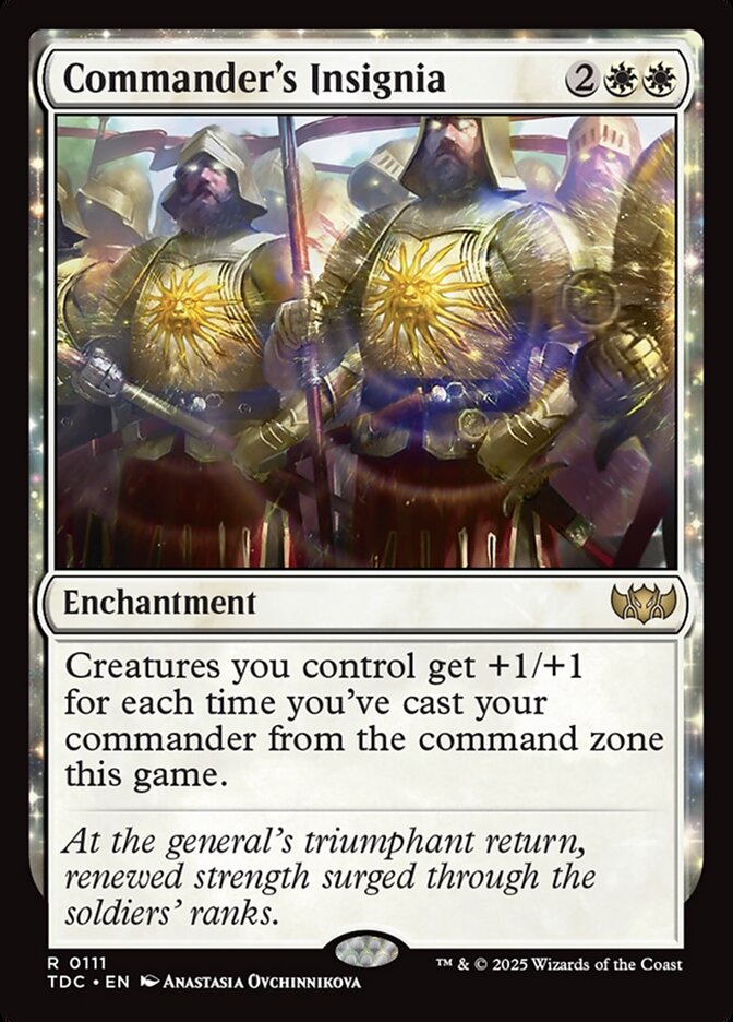 Commander's Insignia, Tarkir: Dragonstorm Commander Card Art