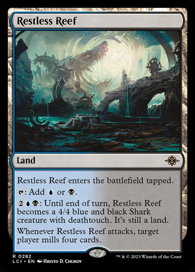 Restless Reef, The Lost Caverns Of Ixalan Card Art