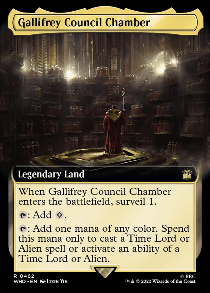 Gallifrey Council Chamber - Foil