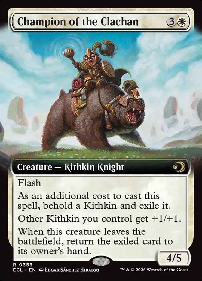 Champion of the Clachan, Lorwyn Eclipsed Card Art