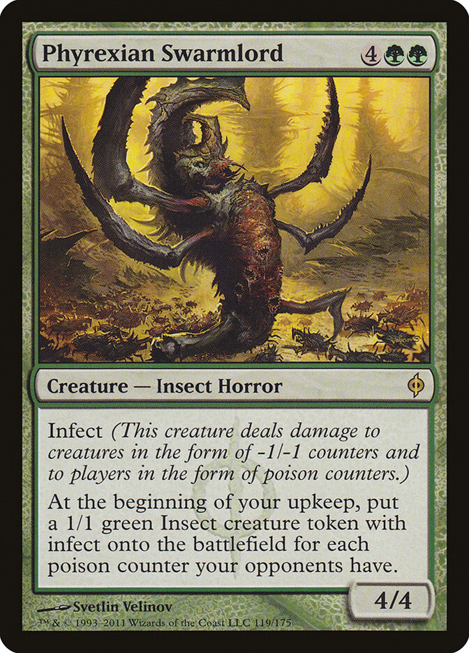 Phyrexian Swarmlord, New Phyrexia Card Art
