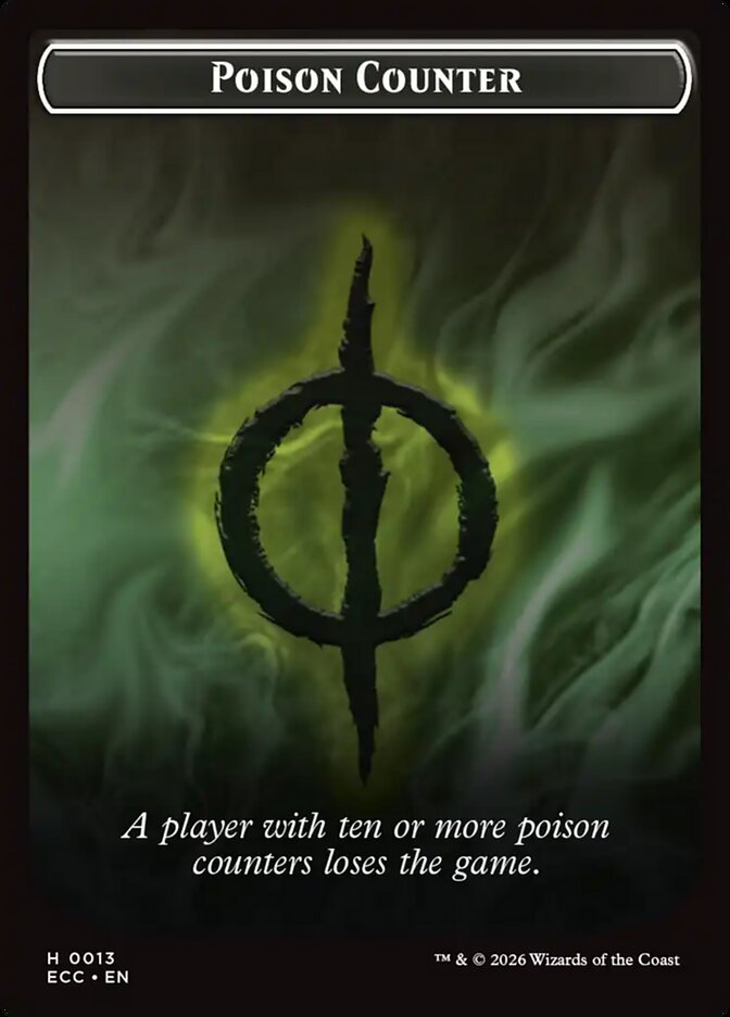 Poison Counter, Lorwyn Eclipsed Commander Tokens Card Art